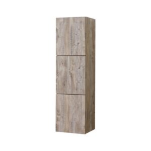 Kubebath D30NW Divario 30 Inch Nature Wood Wall Mount Modern Bathroom Vanity