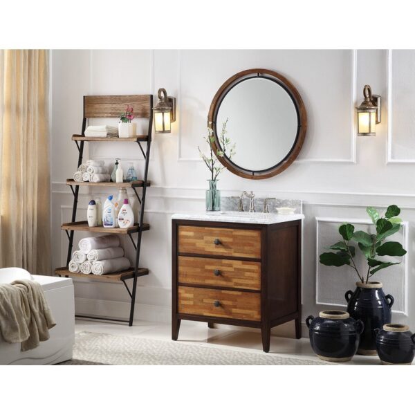 Chans Furniture TB-9440 31 Inch Tenant Brand Urban Modern Eclectic Bezo Sink Bathroom Vanity