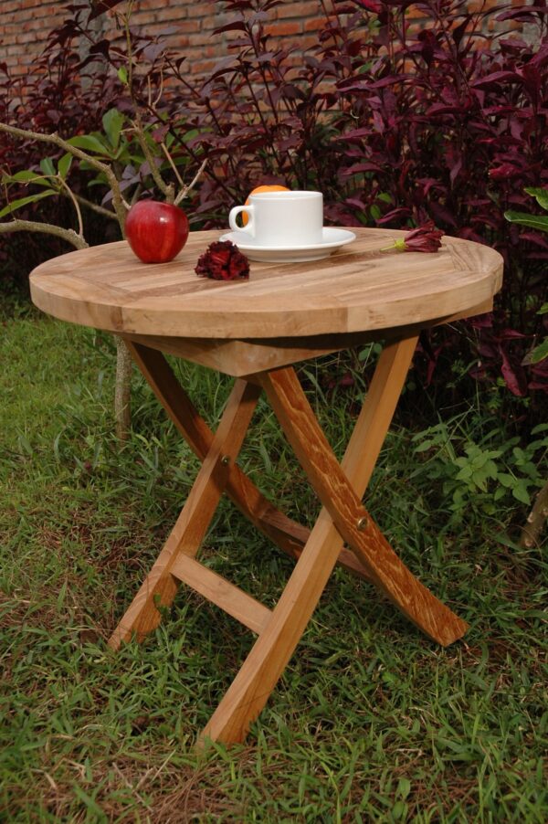 Anderson Bahama 20" Mini Side Round Folding Table