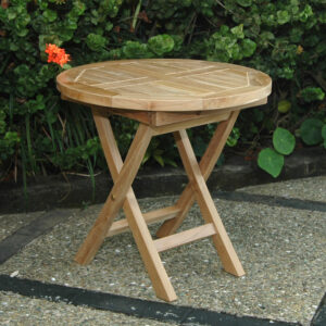 Anderson Bahama 20" Mini Side Round Folding Table