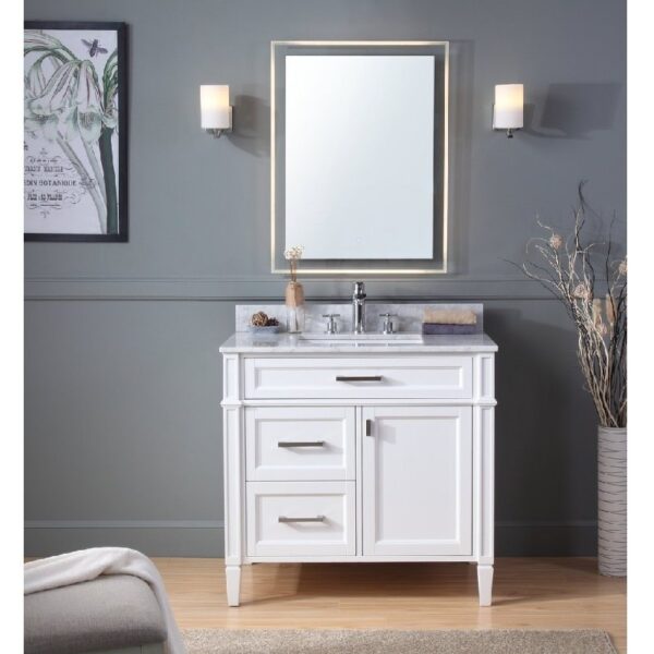 Chans Furniture ZK-1808-V36 Durand 36 Inch Bathroom Sink Vanity