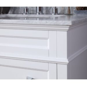 Chans Furniture ZK-1810-V30W 30 Inch Tennant Brand Felix Bathroom Vanity in White