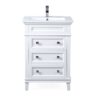 Chans Furniture ZK-1810-Z24W 24 Inch Tennant Brand Felix Bathroom Vanity in White