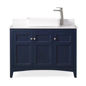 Chans Furniture GD-77333NB 42 Inches Benton Collection Thomasville Casual Style Vessel Sink Bathroom Vanity