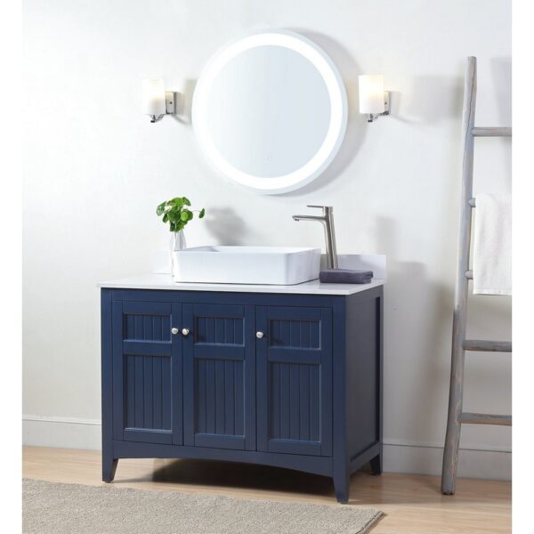 Chans Furniture GD-77333NB 42 Inches Benton Collection Thomasville Casual Style Vessel Sink Bathroom Vanity