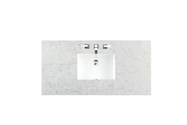 James Martin 050-S48-EJP-SNK 48 Inch Single Eternal Jasmine Pearl Quartz Top with Sink, 3 cm