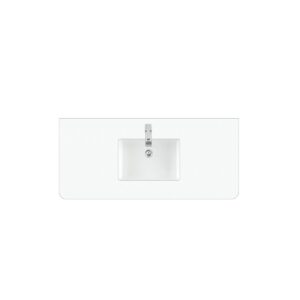 James Martin 060-S48RC-SNK 48 Inch Rectangular Single Hole Porcelain Undermount Bathroom Sink