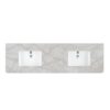 James Martin 060-S72RC-SNK 72 Inch Rectangular Single Hole Porcelain Undermount Bathroom Sink