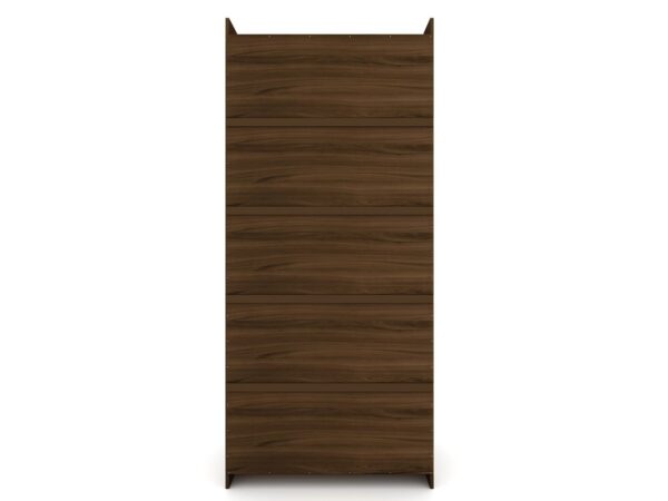 Manhattan Comfort Mulberry 2.0 Modern 3 Sectional Wardrobe Closet with 6 Drawers - Set of 3 in Brown