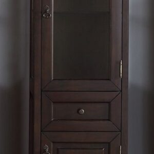 James Martin 147-114-5066 Brookfield 20.5 Inch Linen Cabinet in Burnished Mahogany