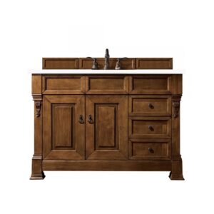 James Martin 147-114-52-3WZ Brookfield 48 Inch Single Vanity with 3cm White Zeus Quartz Top