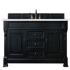 James Martin 147-114-5331-3ESR Brookfield 60 Inch Antique Black Single Vanity with 3 CM Eternal Serena Quartz Top