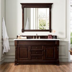 James Martin 147-114-5361 Brookfield 60 Inch Burnished Mahogany Single Vanity