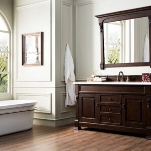 James Martin 147-114-5361 Brookfield 60 Inch Burnished Mahogany Single Vanity