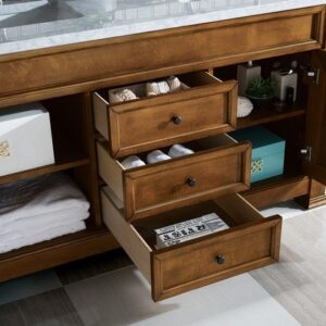 James Martin 147-114-5671 Brookfield 60 Inch Country Oak Double Vanity