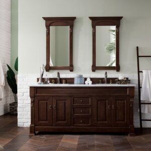 James Martin 147-114-5761 Brookfield 72 Inch Burnished Mahogany Double Vanity