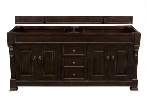 James Martin 147-114-5761 Brookfield 72 Inch Burnished Mahogany Double Vanity