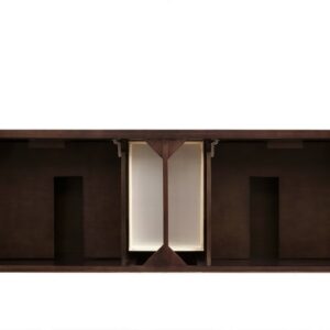 James Martin 147-114-5761 Brookfield 72 Inch Burnished Mahogany Double Vanity