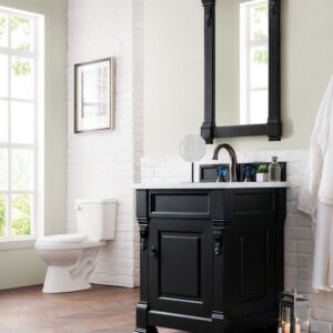 James Martin 147-114-V26-AQB Brookfield 26 Inch Antique Black Single Vanity