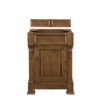 James Martin 147-114-V26-COK-3GEX Brookfield 26 Inch Country Oak Single Vanity with 3 cm Grey Expo Quartz Top with Sink