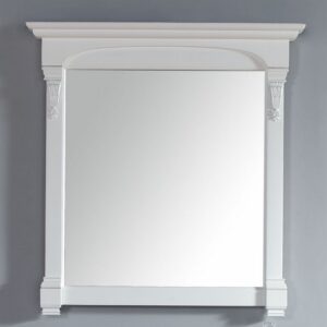 James Martin 147-M39-BW Brookfield 40 Inch Mirror in Bright White