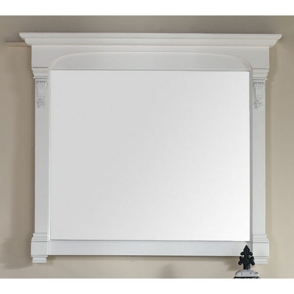 James Martin 147-M47-BW Brookfield 48 Inch Mirror in Bright White