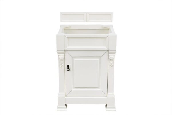 James Martin 147-V26-BW Brookfield 26 Inch Bright White Single Vanity