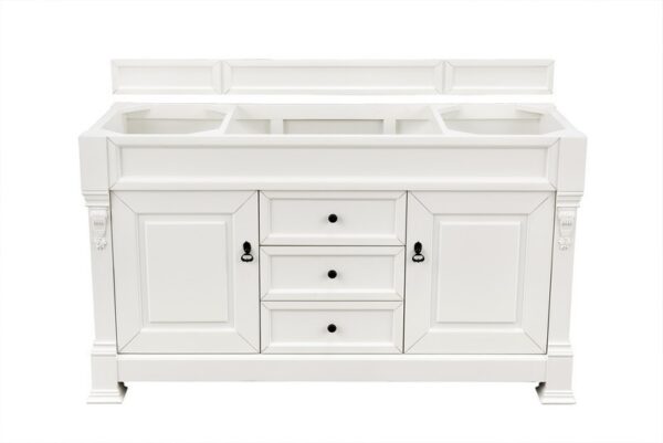 James Martin 147-V60S-BW Brookfield 60 Inch Bright White Single Vanity