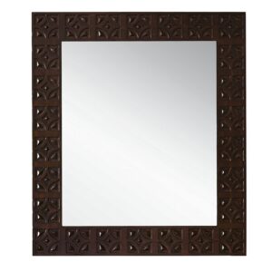 James Martin 150-M37-ANW Balmoral 37 Inch Mirror in Antique Walnut