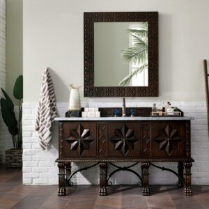 James Martin 150-V60S-ANW Balmoral 60 Inch Single Vanity Cabinet in Antique Walnut