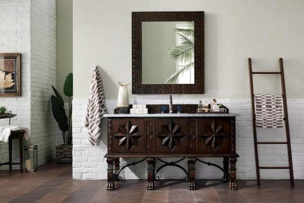 James Martin 150-V60S-ANW Balmoral 60 Inch Single Vanity Cabinet in Antique Walnut