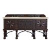 James Martin 150-V72-ANW-3EMR Balmoral 72 Inch Double Vanity Cabinet in Antique Walnut with 3 CM Eternal Marfil Quartz Top