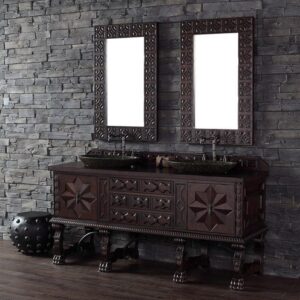 James Martin 150-V72-ANW Balmoral 72 Inch Double Vanity Cabinet in Antique Walnut