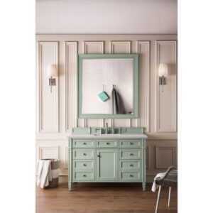 James Martin 157-M44-SGR Bristol 44 Inch Rectangular Mirror in Sage Green