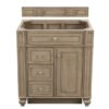 James Martin 157-V30-WW Bristol 30 Inch Single Vanity in Whitewashed Walnut