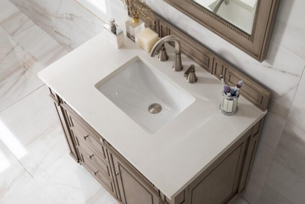 James Martin 157-V36-WW Bristol 36 Inch Single Vanity in Whitewashed Walnut