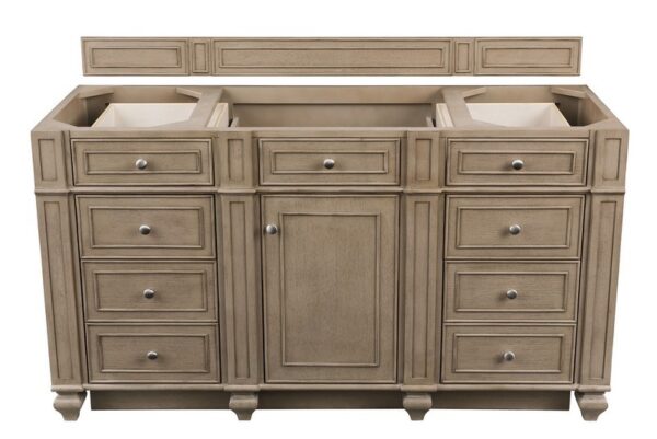 James Martin 157-V60S-WW Bristol 60 Inch Single Vanity in Whitewashed Walnut