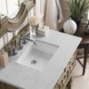 James Martin 160-V36-EG-3EJP Castilian 36 Inch Single Vanity in Empire Gray with 3 cm Eternal Jasmine Pearl Quartz Top with Sink