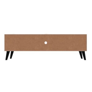 Manhattan Comfort Doyers 62.20 Mid-Century Modern TV Stand in Nut Brown