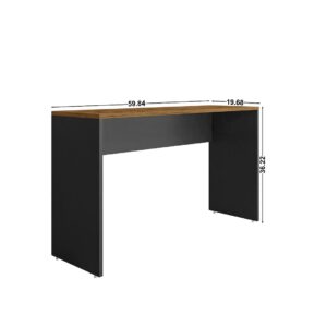 Manhattan Comfort Eiffel Garage Work Station Set of 2 in Matte Black