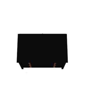 Manhattan Comfort Crown 31.29" Dresser in Black