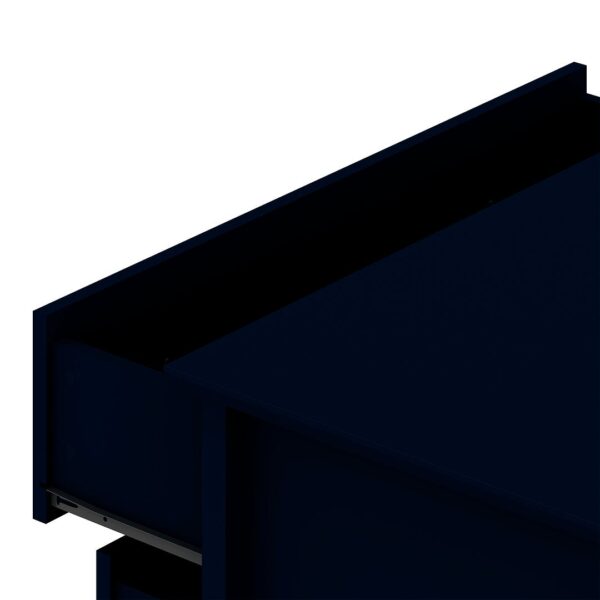 Manhattan Comfort Crown 31.29" Dresser in Tatiana Midnight Blue