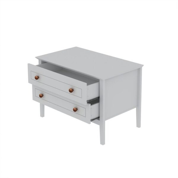 Manhattan Comfort Crown Bachelor Dresser in White