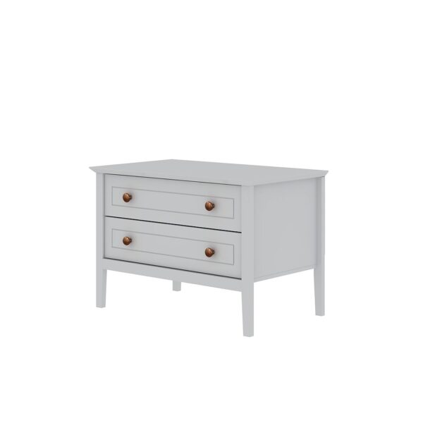 Manhattan Comfort Crown Bachelor Dresser in White