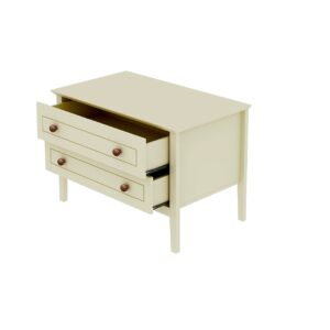 Manhattan Comfort Crown Bachelor Dresser in Off White