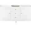 James Martin 210-V59D-GW Linear 59 Inch Double Vanity in Glossy White