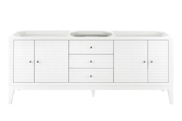 James Martin 210-V72S-GW Linear 72 Inch Single Vanity in Glossy White