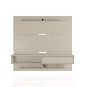 Manhattan Comfort Astor 70.86 Modern Floating Entertainment Center 2.0 with Media and D?cor Shelves in Off White