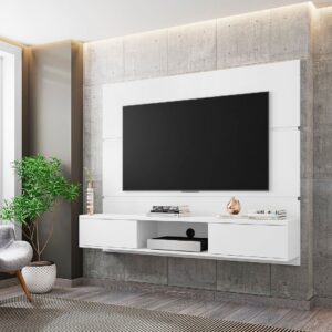 Manhattan Comfort Vernon 62.99 Floating Wall Entertainment Center in White