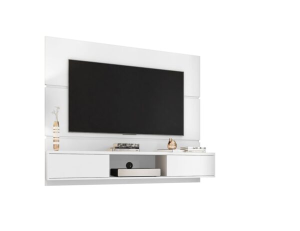 Manhattan Comfort Vernon 62.99 Floating Wall Entertainment Center in White